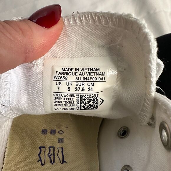 Women Converse Chuck Taylor All Star Low Optical White - Picture 7 of 7